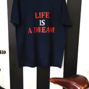 Camiseta 'Life is a dream' marino