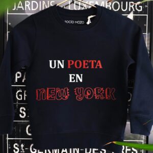 Sudadera niños Un poeta en NY marino