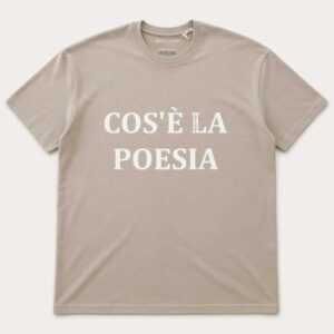 Camiseta 'Cos'è la poesia'' topo