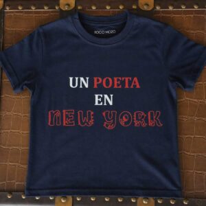 Camiseta niños Un poeta en NY marino