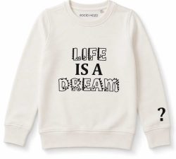 sudadera-ninos-life-is-a-dream-blanco-roto